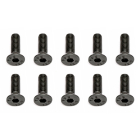 Team Associated M3 X 10 Flat Head Hex Screw (10)