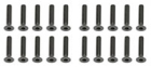 Team Associated M3 X 16mm Flat Head Hex Screws (10)