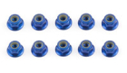 Team Associated Factory Team Blue 4mm Locknut