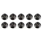 TEAM ASSOCIATED M5 LOCKNUTS, FLANGED, BLACK