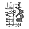 TEAM ASSOCIATED DC10 STEERING BELLCRANK, TOP PLATE BULKHEAD