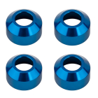 TEAM ASSOCIATED RC8B4 FT CVA AXLE SLEEVES BLUE ALUMINIUM