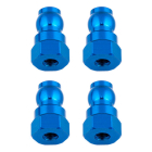 TEAM ASSOCIATED SHOCK BUSHINGS 12MM BLUE ALUMINUM (4)