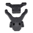 ASSOCIATED B6.3 FT TOP PLATE & BALLSTUD MOUNT CARBON