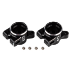 TEAM ASSOCIATED FT RC10B7 REAR HUB SET BLACK ALUMINIUM