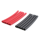 CORALLY SHRINK TUBING 4.7MM RED + BLACK 10 PCS