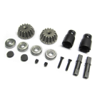 CARISMA M48S INPUT GEAR SHAFT SET (F/R)