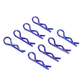 Fastrax Metallic Blue Small Clips