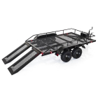 FASTRAX SCALE DUAL AXLE TRUCK CAR TRAILER w/RAMPS & LEDs