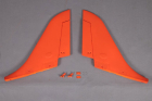 FMS 90MM SUPER SCORPION VERTICAL STABILIZER ORANGE