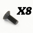 FTX ROKATAN FLAT HEAD CROSS SCREW M3X8