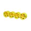 HOBAO HYPER TT YELLOW WHEELS (4PCS)