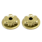 HOBAO MT DOUBLE LOCK DUSTPROOF WHEEL NUT/BUTTON SCREW (2) BRONZE