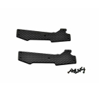 HOBAO HYPER TT2.0 CARBON FIBRE REAR LOWER ARM STIFFENER