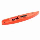 JOYSWAY DF65V6 ORANGE HULL (INCL. SERVO TRAY,DECK EYES,FINBOX,BUMP)