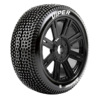 LOUISE RC B-VIPER 1/8 FR/RR SOFT HEX 17MM SPOKE BLACK