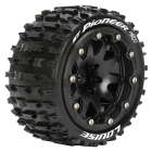 LOUISE RC ST-PIONEER 1/10 SOFT BEAD-LOCK/1/2 OFFSET HEX 12M BLACK