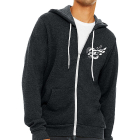 PROLINE WINGS GREY HOODIE SWEATSHIRT - MEDIUM