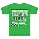 TEAM ASSOCIATED/REEDY '80'S T-SHIRT - GREEN LARGE