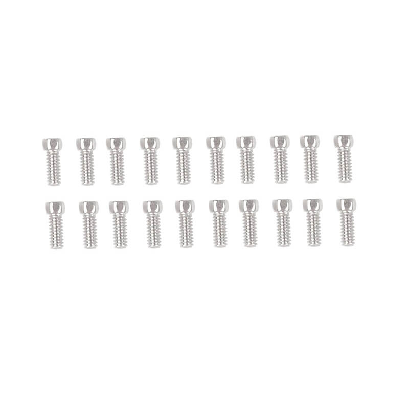 RC4WD SCALE HEX HEAD BOLTS (M1.6 x 4MM) SILVER