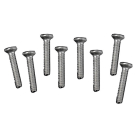 RC4WD PHILLIPS FLAT HEAD SCREWS M1 X 6MM (SILVER)