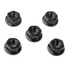 RC4WD M4 LOW PROFILE FLANGED LOCK NUT (BLACK)