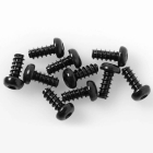 RC4WD BUTTON HEAD SELF TAPPING SCREWS M2.5 X 6MM (BLACK)