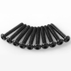 RC4WD BUTTON HEAD SELF TAPPING SCREWS M3 X 18MM (BLACK)