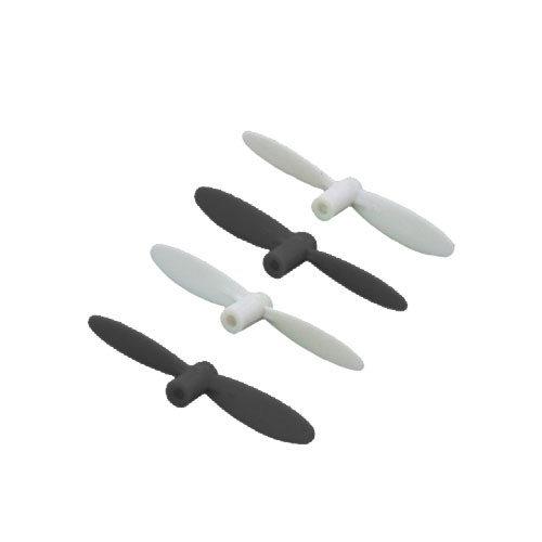 HUBSAN Q4 NANO QUADCOPTER PROPELLORS (4) (BLACK/WHITE)