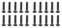 Team Associated M3 X 16mm Flat Head Hex Screws (10)