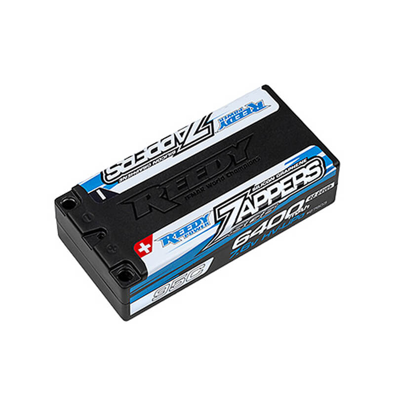 REEDY ZAPPERS 'SG6' 6400MAH 95C 7.6V SHORTY LIPO BATTERY