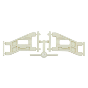 TEAM ASSOCIATED RC10 FRONT WIDE SUSPENSION ARMS WHITE