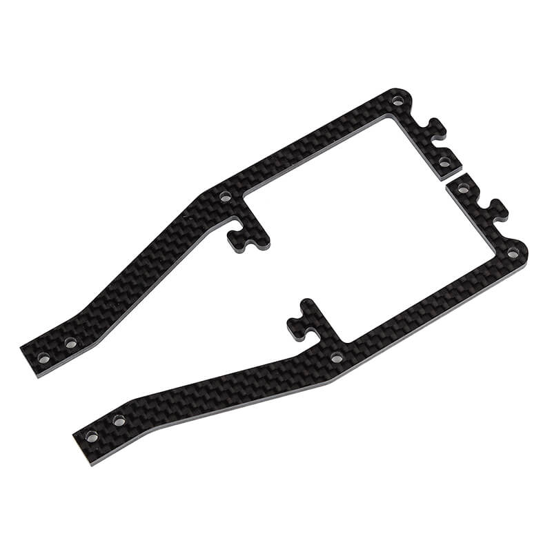 TEAM ASSOCIATED SR10M SIDE BRACES CARBON FIBRE