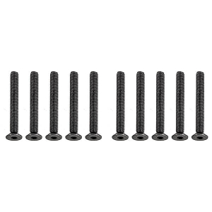 TEAM ASSOCIATED SCREWS, M3 x 25MM FHCS