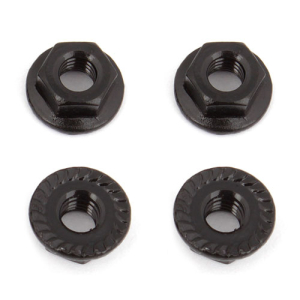 ASSOCIATED M4 SERRATED NUTS