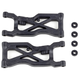 TEAM ASSOCIATED RC10B7 FT REAR SUSPENSION ARMS, CARBON