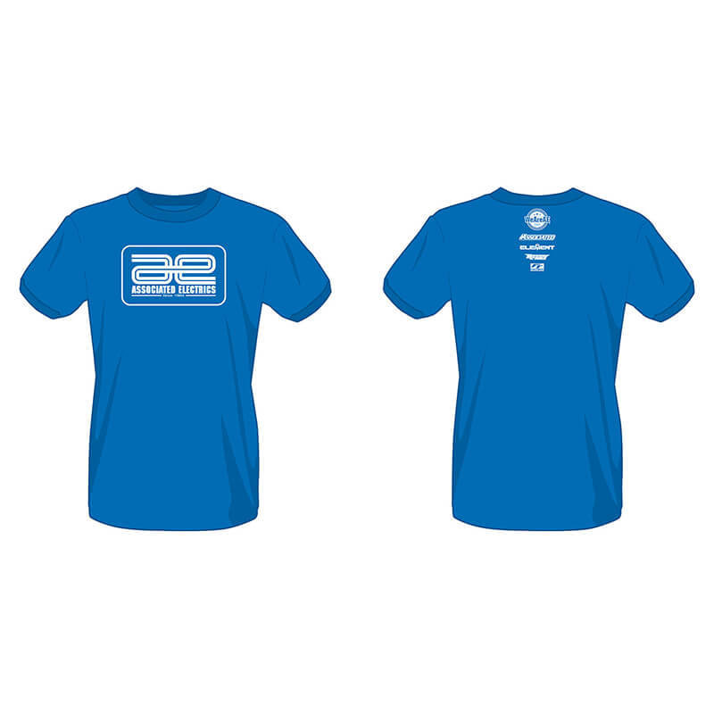 TEAM ASSOCIATED HERITAGE T-SHIRT BLUE (S)