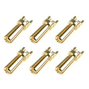 CORALLY BULLIT CONNECTOR 3.5MM MALE SOLID TYPE GOLD PLATED U
