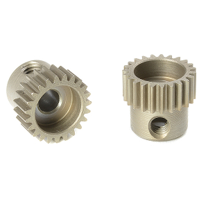 CORALLY 64 DP PINION SHORT HARDENED STEEL 23 TEETH SHAFT DIA. 3.17MM