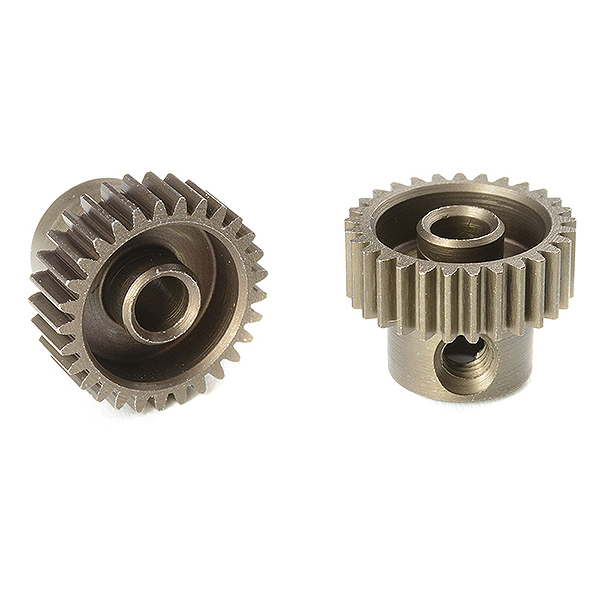 CORALLY 64 DP PINION SHORT HARDENED STEEL 29 TEETH SHAFT DIA. 3.17MM