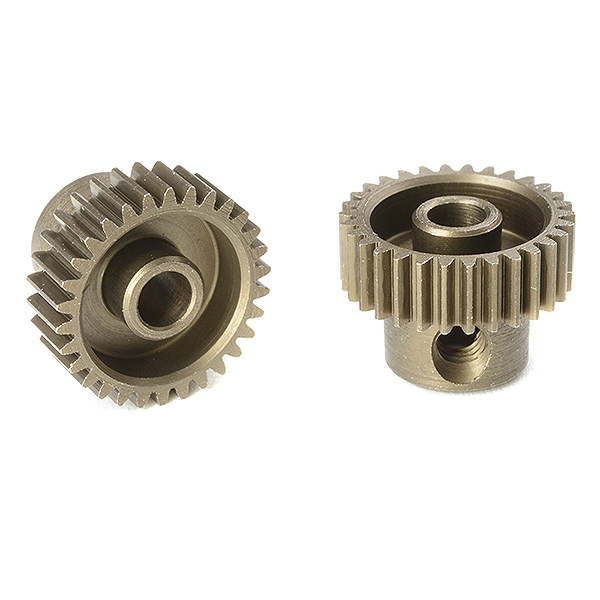 CORALLY 64 DP PINION SHORT HARDENED STEEL 30 TEETH SHAFT DIA. 3.17MM