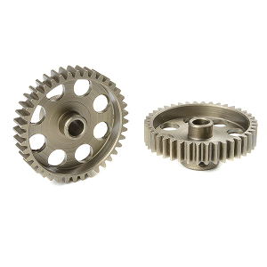 CORALLY 48 DP PINION SHORT HARDENED STEEL 40 TEETH SHAFT DIA. 3.17mm