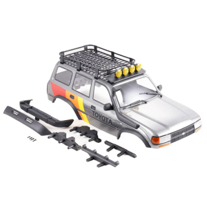 FMS 11042RSGY CAR BODY ASSEMBLY PAINTED (GRAY)