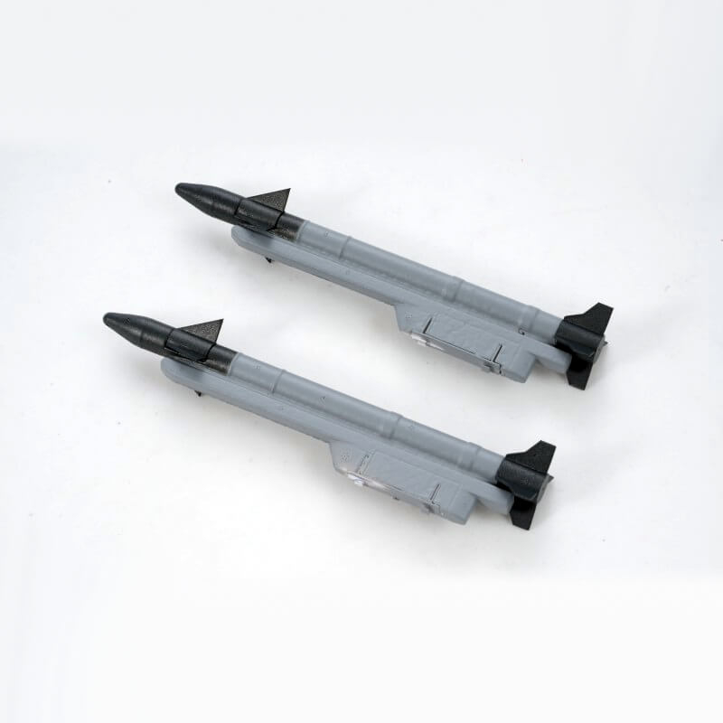 FMS 64MM F-16 MISSILE SET2 (LEFT & RIGHT) - GREY