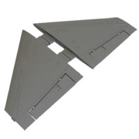 FMS Mini F16 Main Wings (Grey)