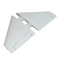 FMS Mini F16 Main Wings (White)