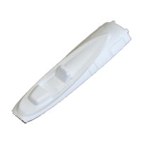 FMS Mini F16 Foam Canopy W/Magnets (White)