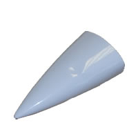 FMS F16 Fighting Falcon Cowl (White)