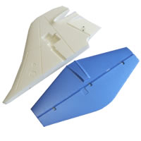 Fms F104 Starfighter Tail Wing (blue)