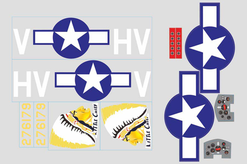 FMS 1M P47 DECAL SHEET